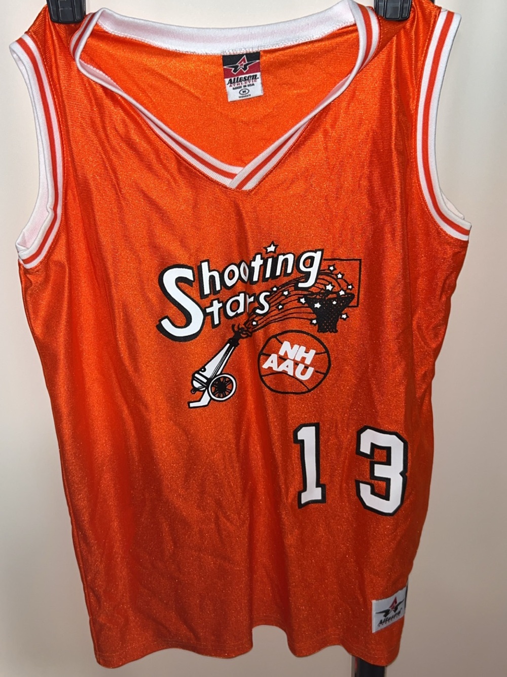 Orange Dazzle Basketball Jersey #13